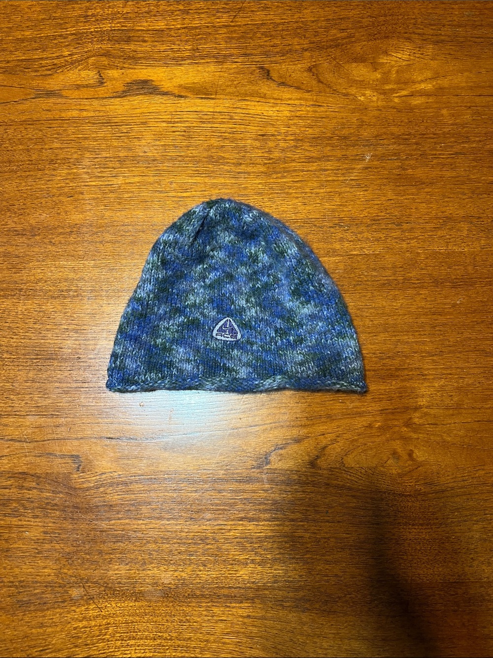 Vintage Nike ACG Blue Multicolor Knit Beanie
